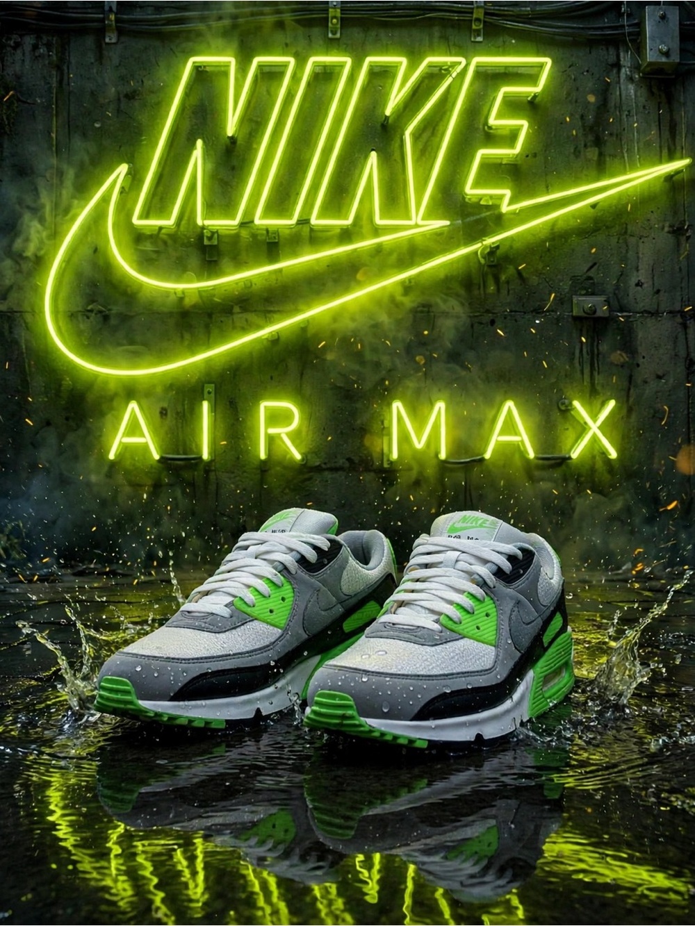 Nike Air Max 90 ‘Recraft 'Lime' (2020)